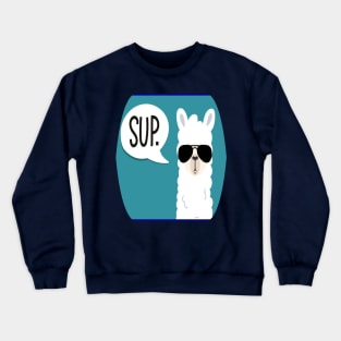 guanaco meme Crewneck Sweatshirt